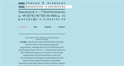 Desktop Screenshot of j-x-albrecht.de